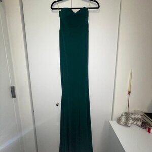 Miss ord green dress strapless *NWT*